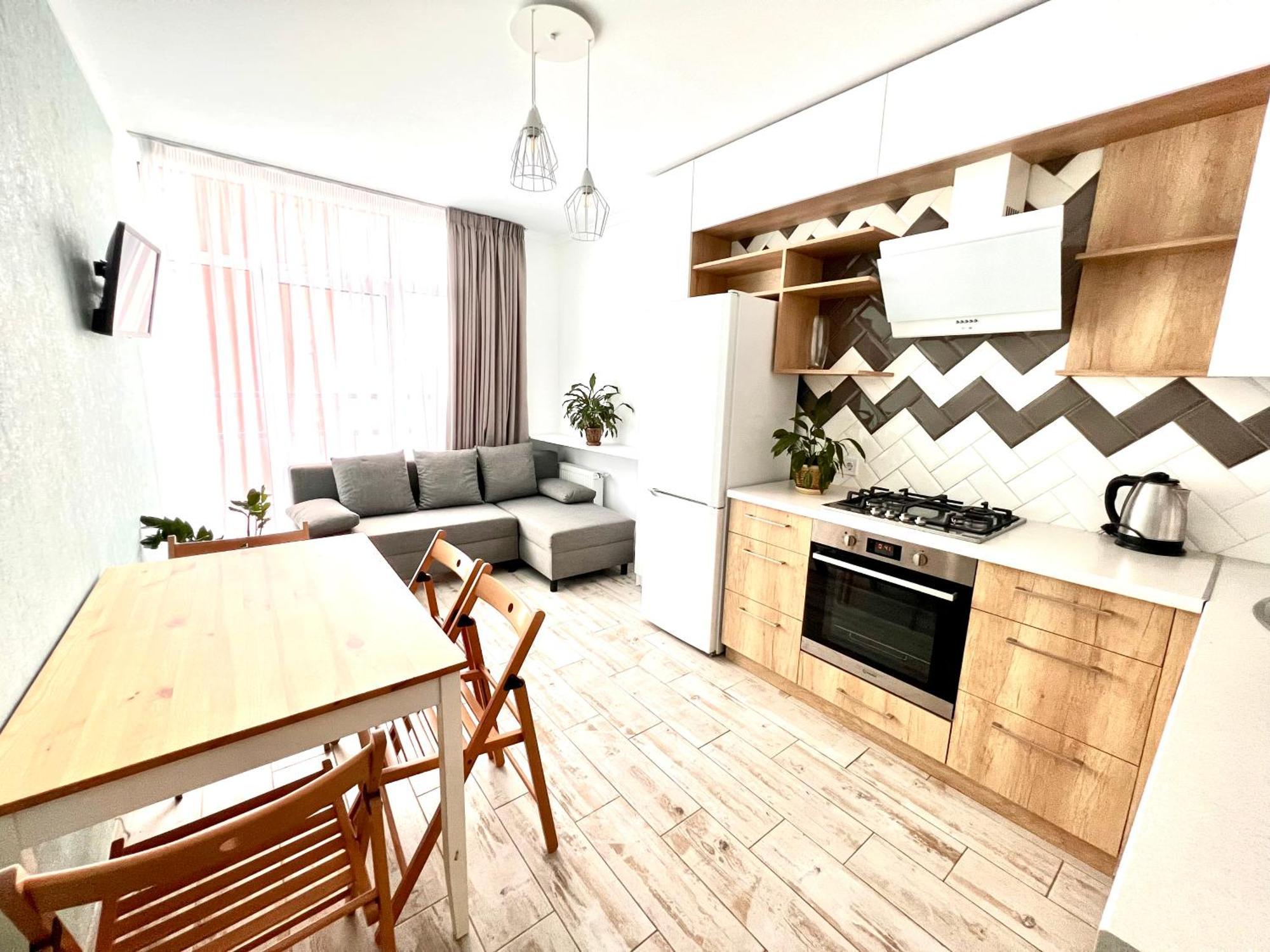 Osapart Beautiful Apartment In A Complex Semycvit 利沃夫 外观 照片